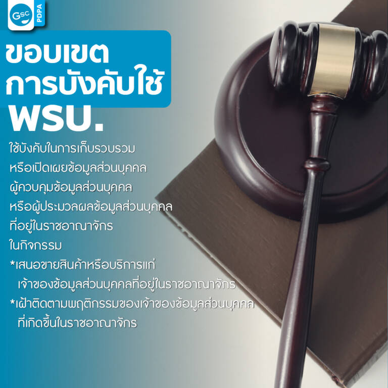 ขอบเขตการบังคับใช้ พรบ.